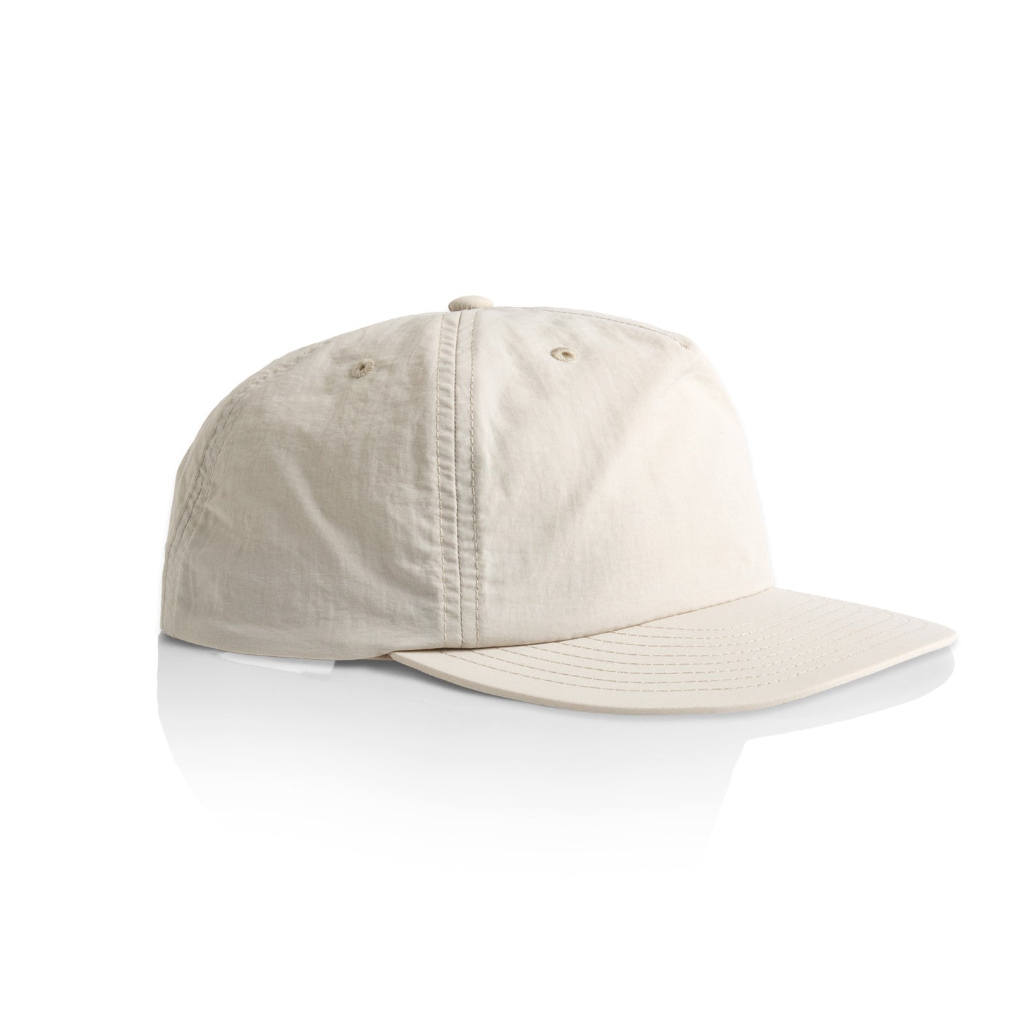 AS Colour Surf Cap in bone side view – Custom Embroidered | My Custom Beanie
