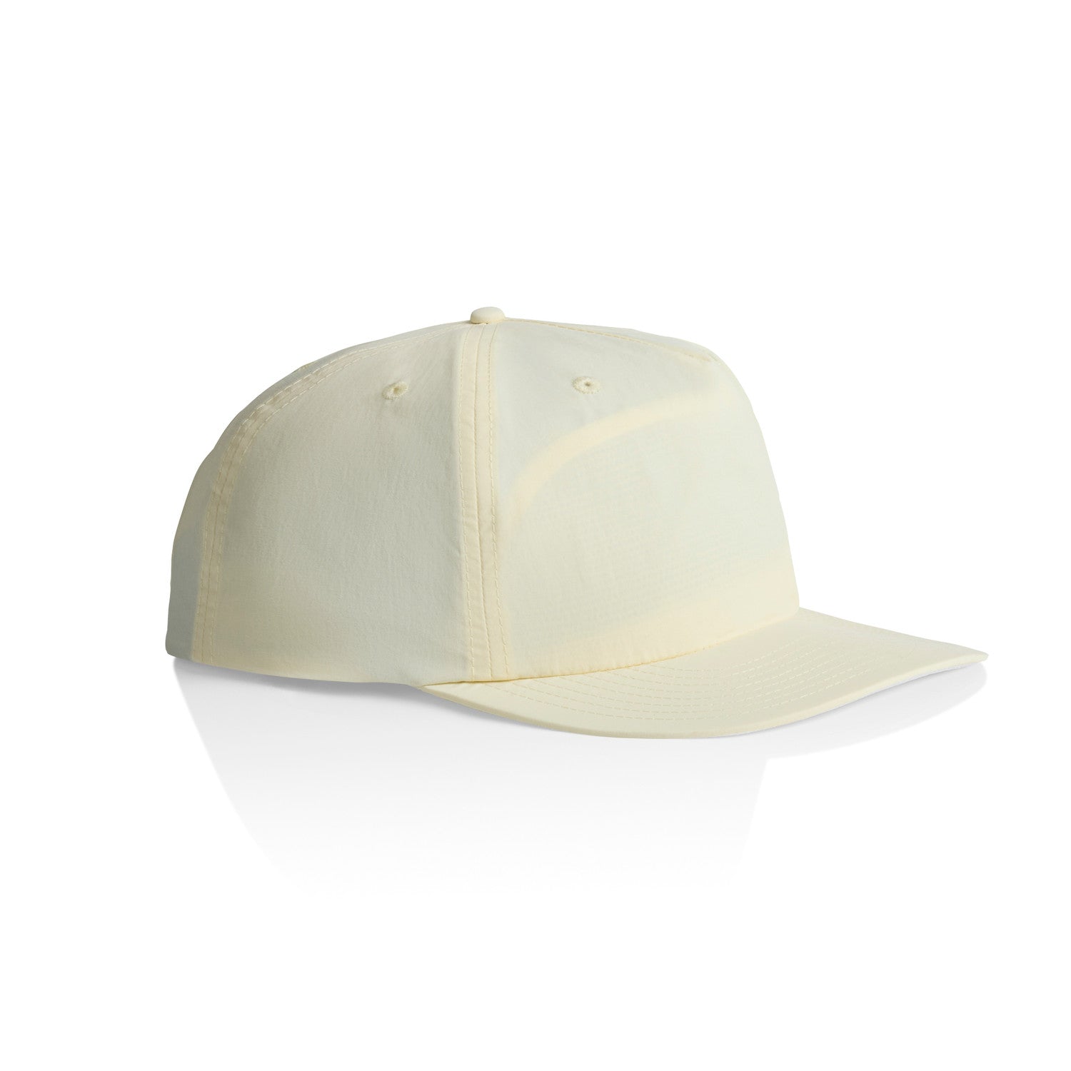 AS Colour Surf Cap in butter side view – Custom Embroidered | My Custom Beanie
