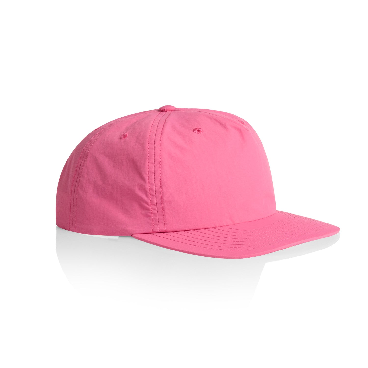 AS Colour Surf Cap in charity pink side view – Custom Embroidered | My Custom Beanie