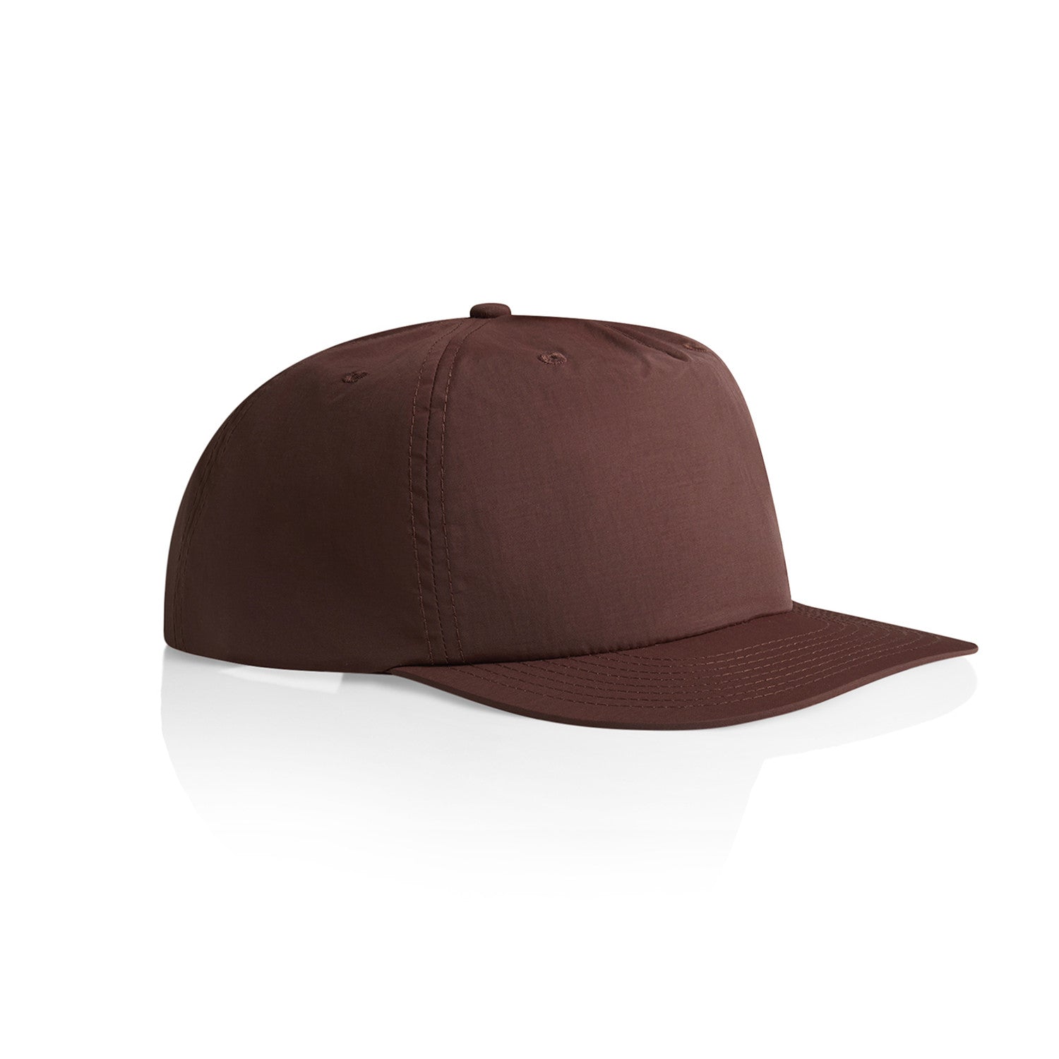 AS Colour Surf Cap in chestnut side view – Custom Embroidered | My Custom Beanie
