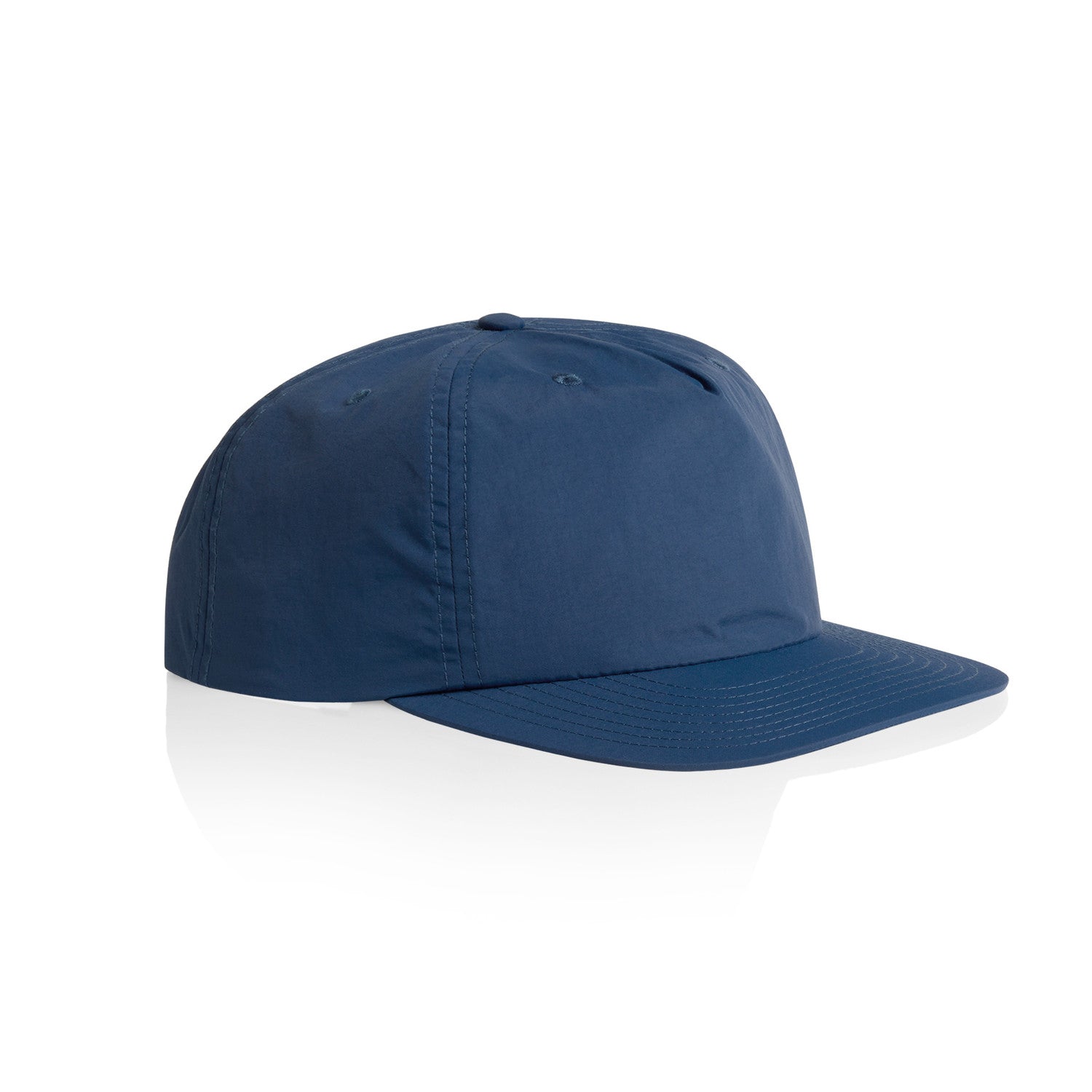 AS Colour Surf Cap in cobalt side view – Custom Embroidered | My Custom Beanie
