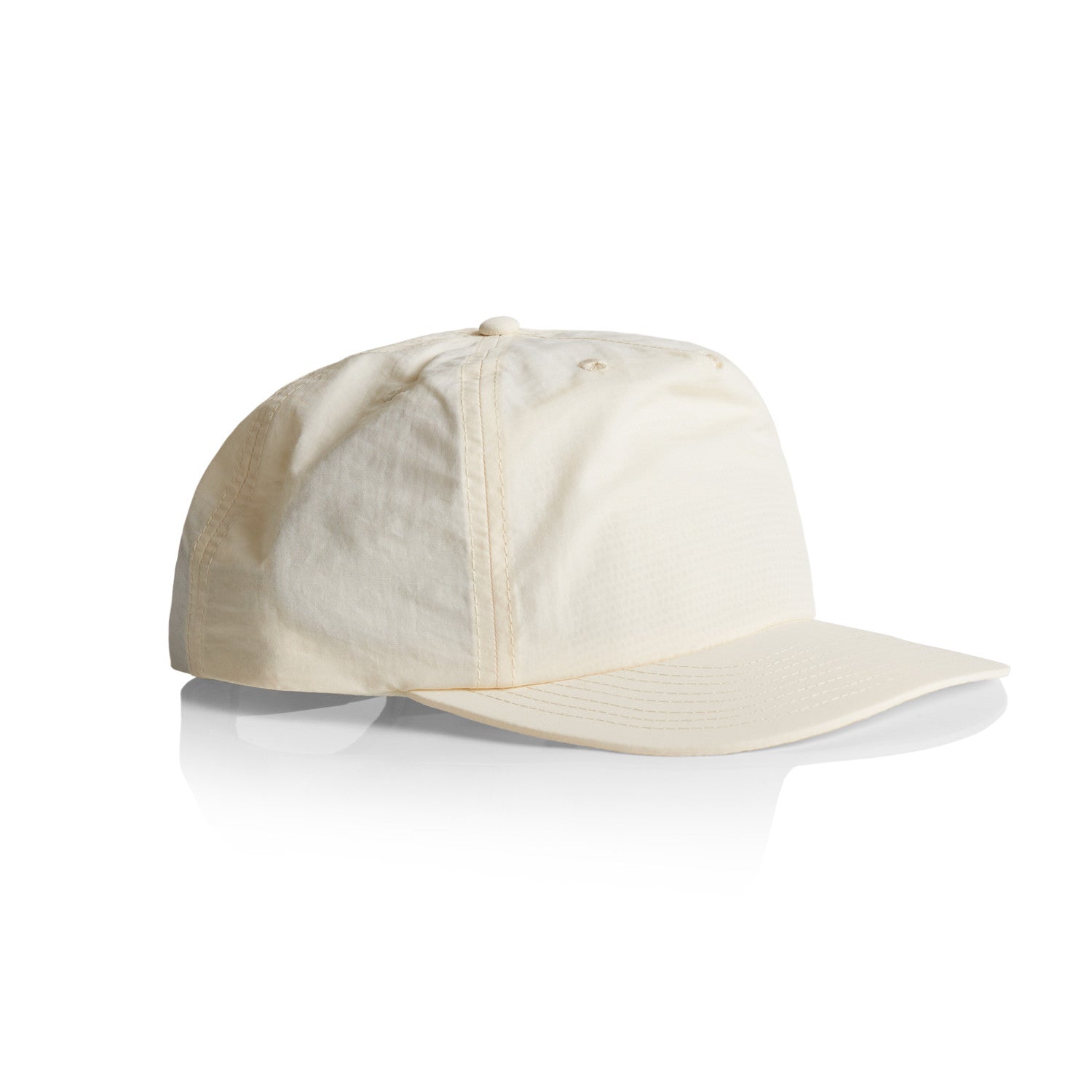 AS Colour Surf Cap in ecru side view – Custom Embroidered | My Custom Beanie