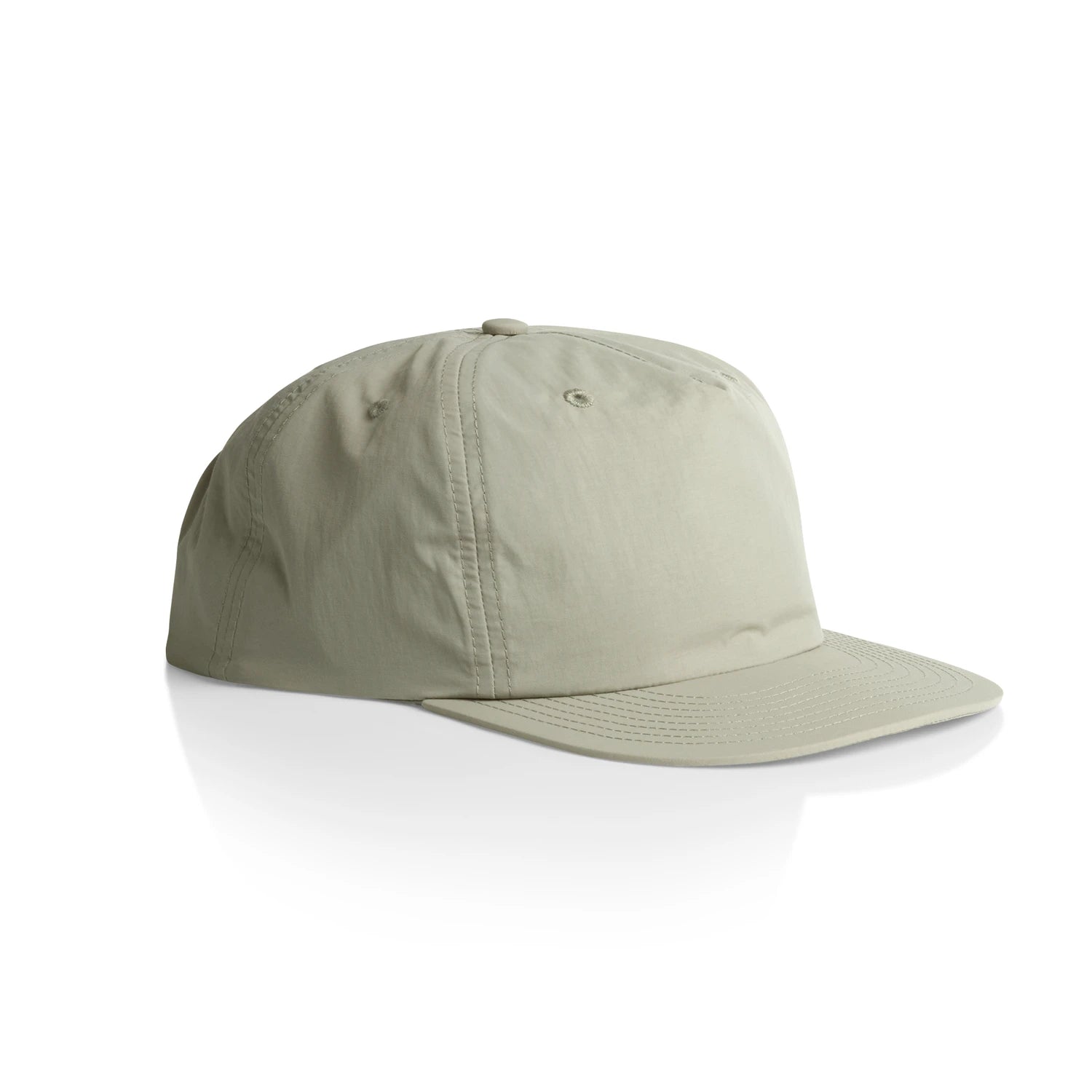 AS Colour Surf Cap in eucalyptus side view – Custom Embroidered | My Custom Beanie

