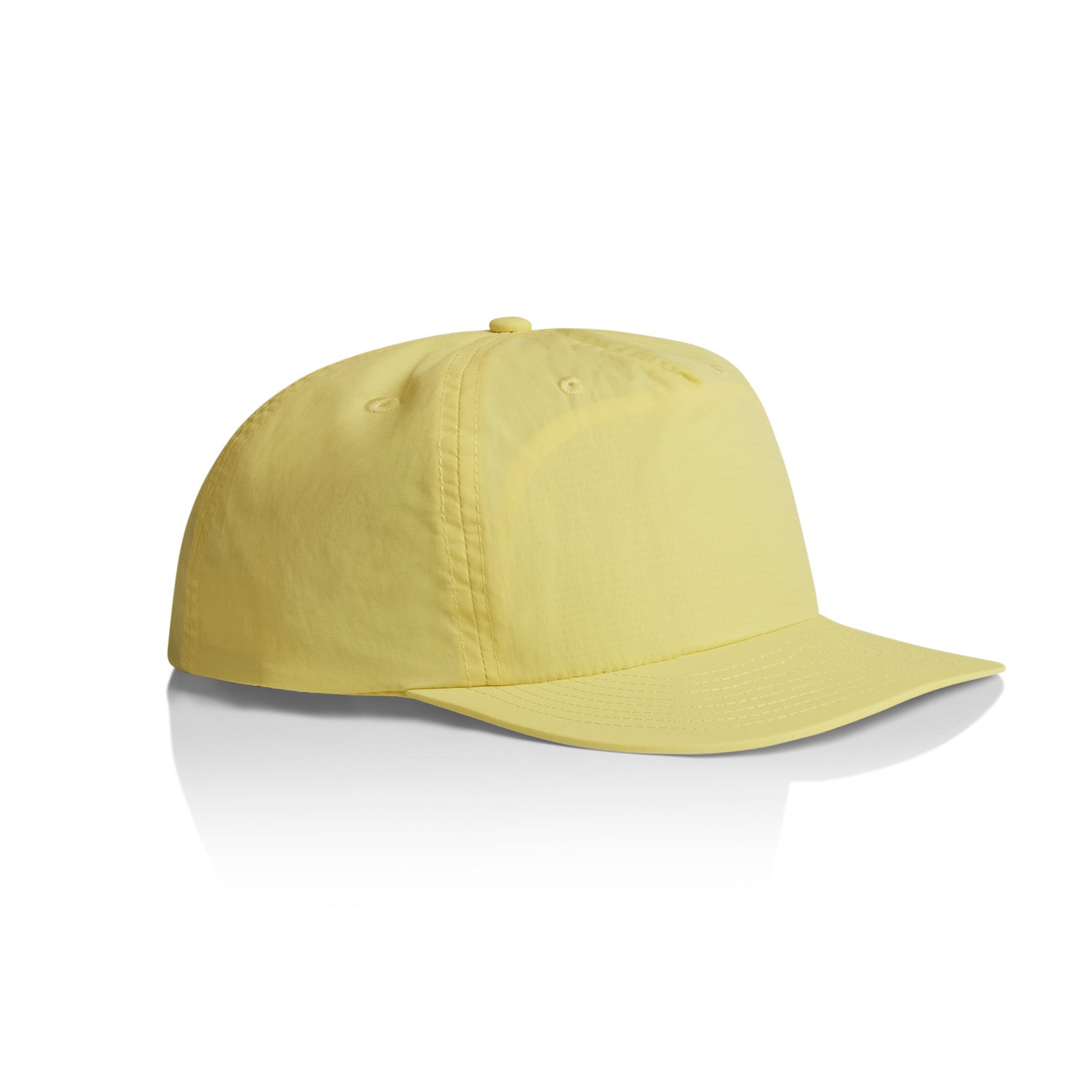 AS Colour Surf Cap in lemonade side view – Custom Embroidered | My Custom Beanie