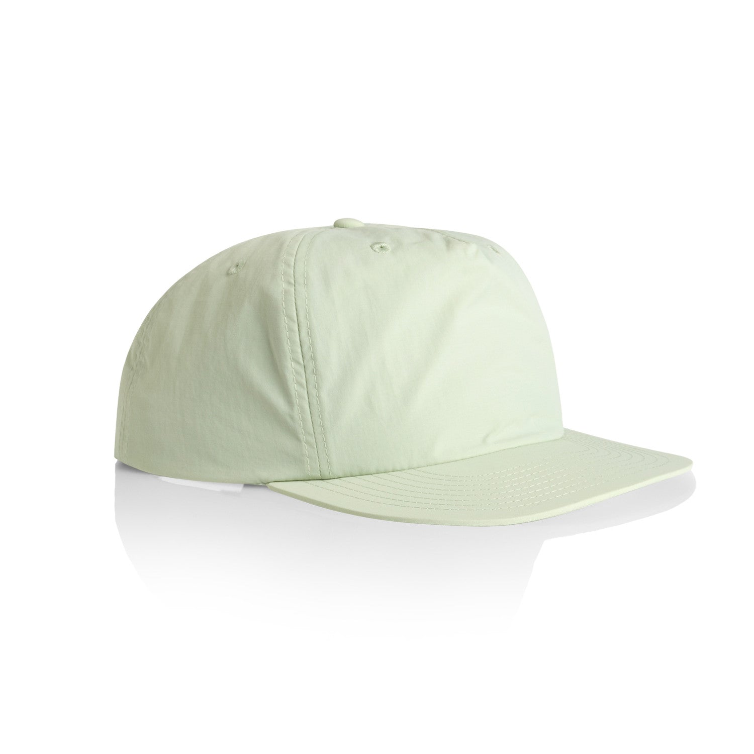 AS Colour Surf Cap in mint side view – Custom Embroidered | My Custom Beanie
