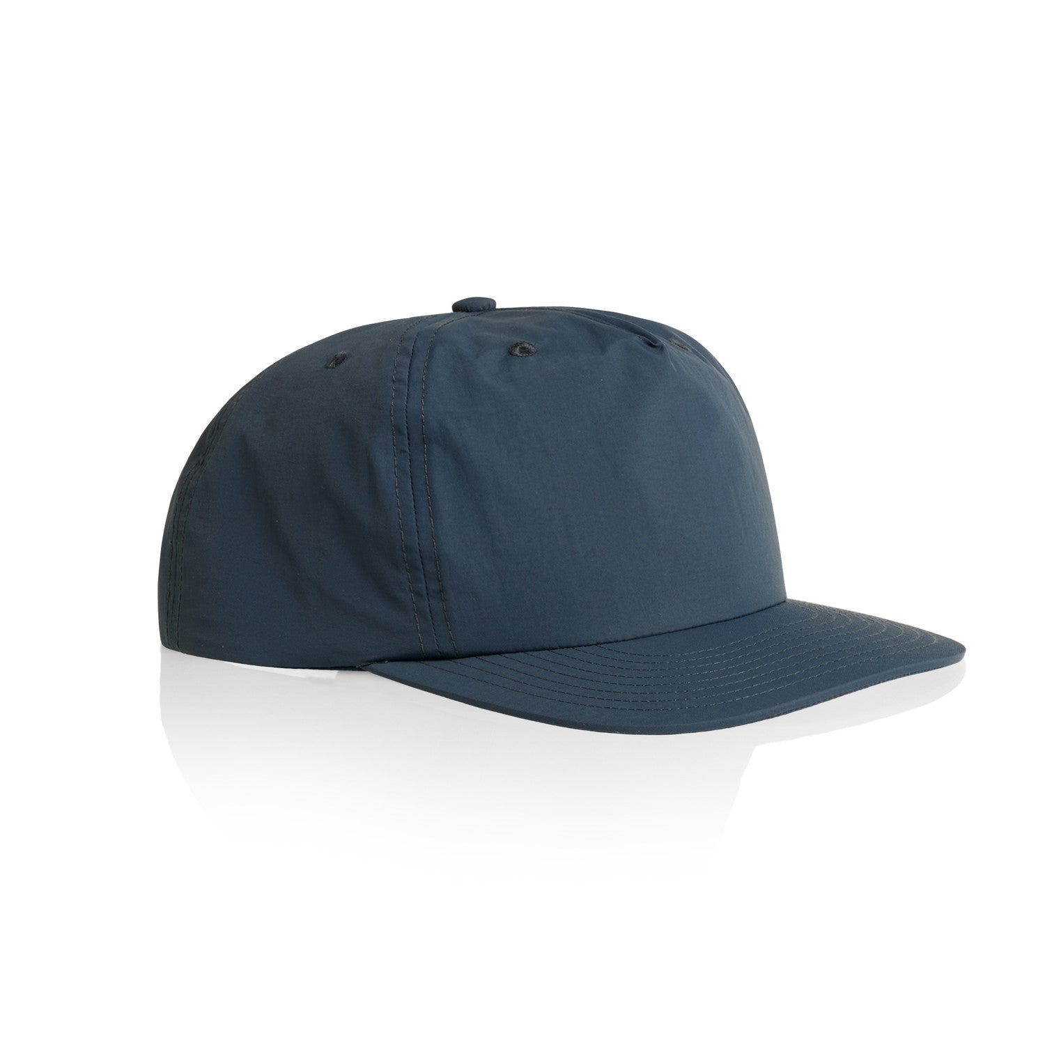 AS Colour Surf Cap in petrol blue side view – Custom Embroidered | My Custom Beanie
