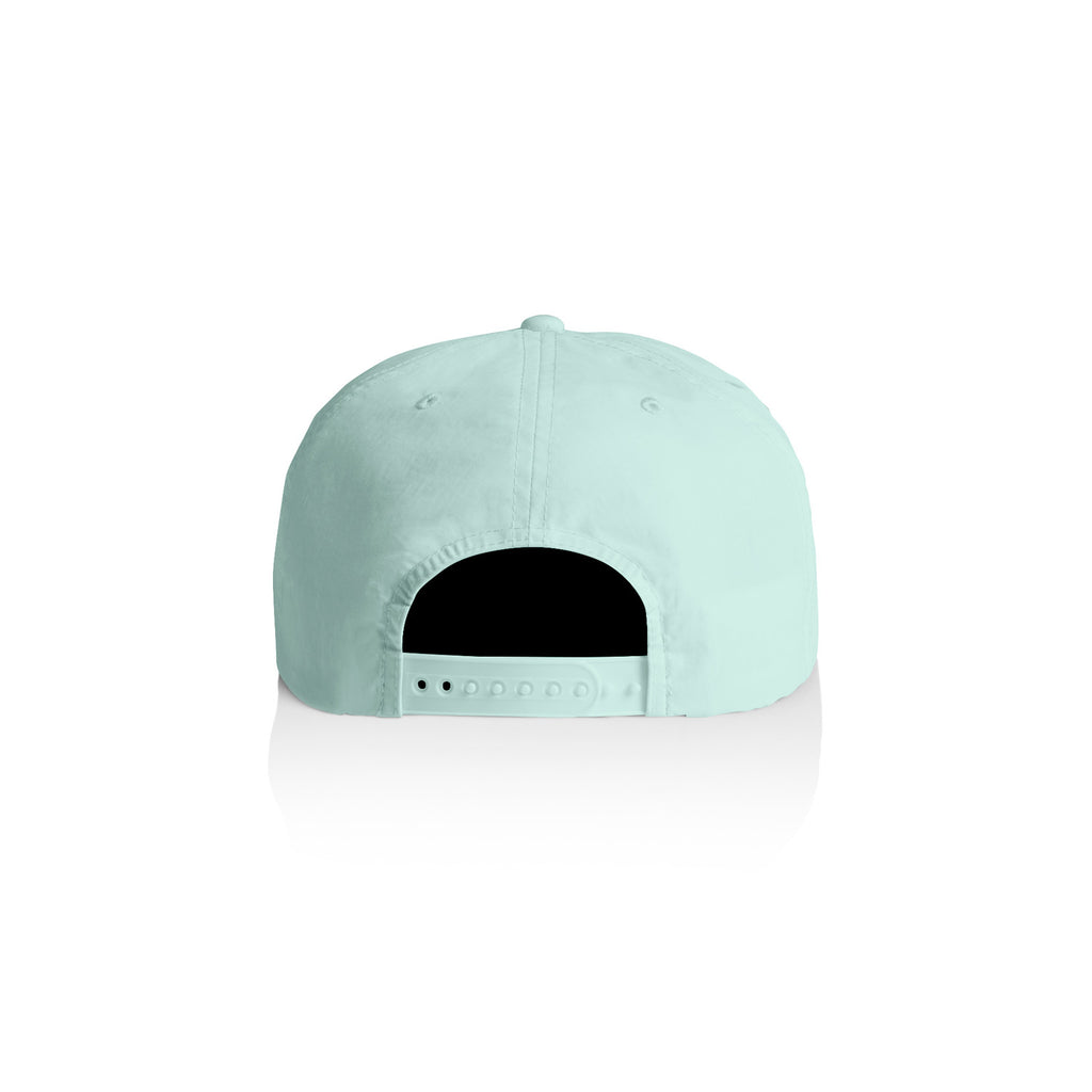 AS Colour Surf Cap in seafoam back view – Custom Embroidered | My Custom Beanie
