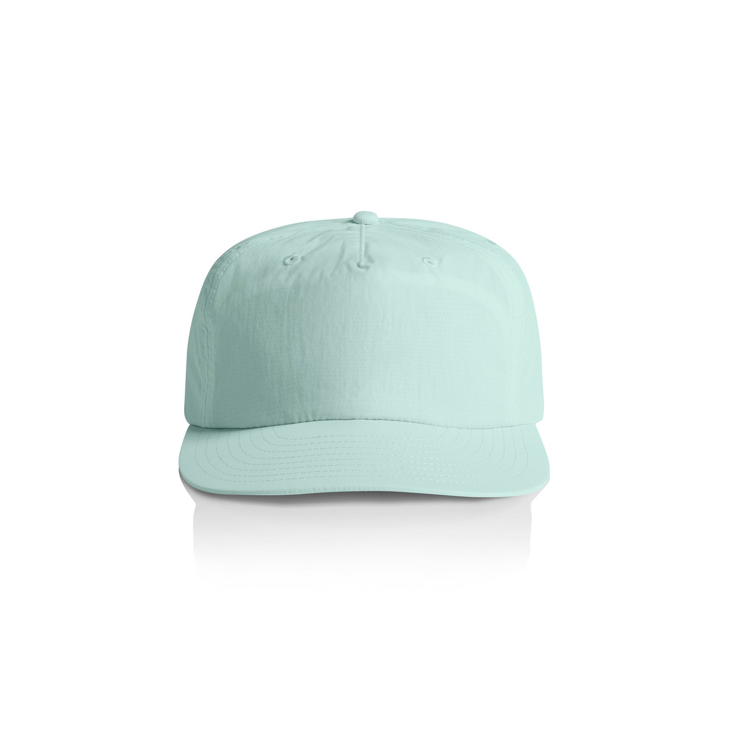 AS Colour Surf Cap in seafoam front view – Custom Embroidered | My Custom Beanie
