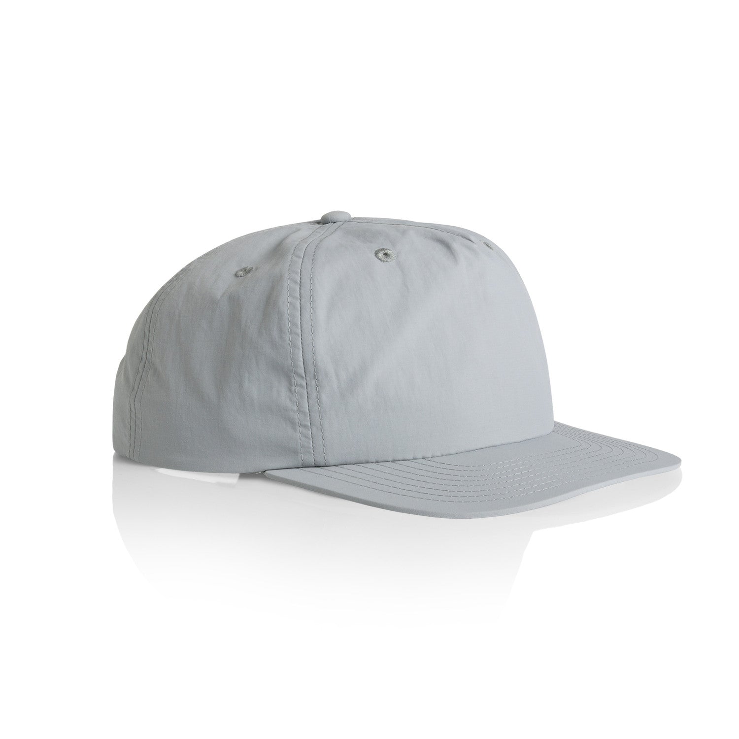 AS Colour Surf Cap in smoke side view – Custom Embroidered | My Custom Beanie
