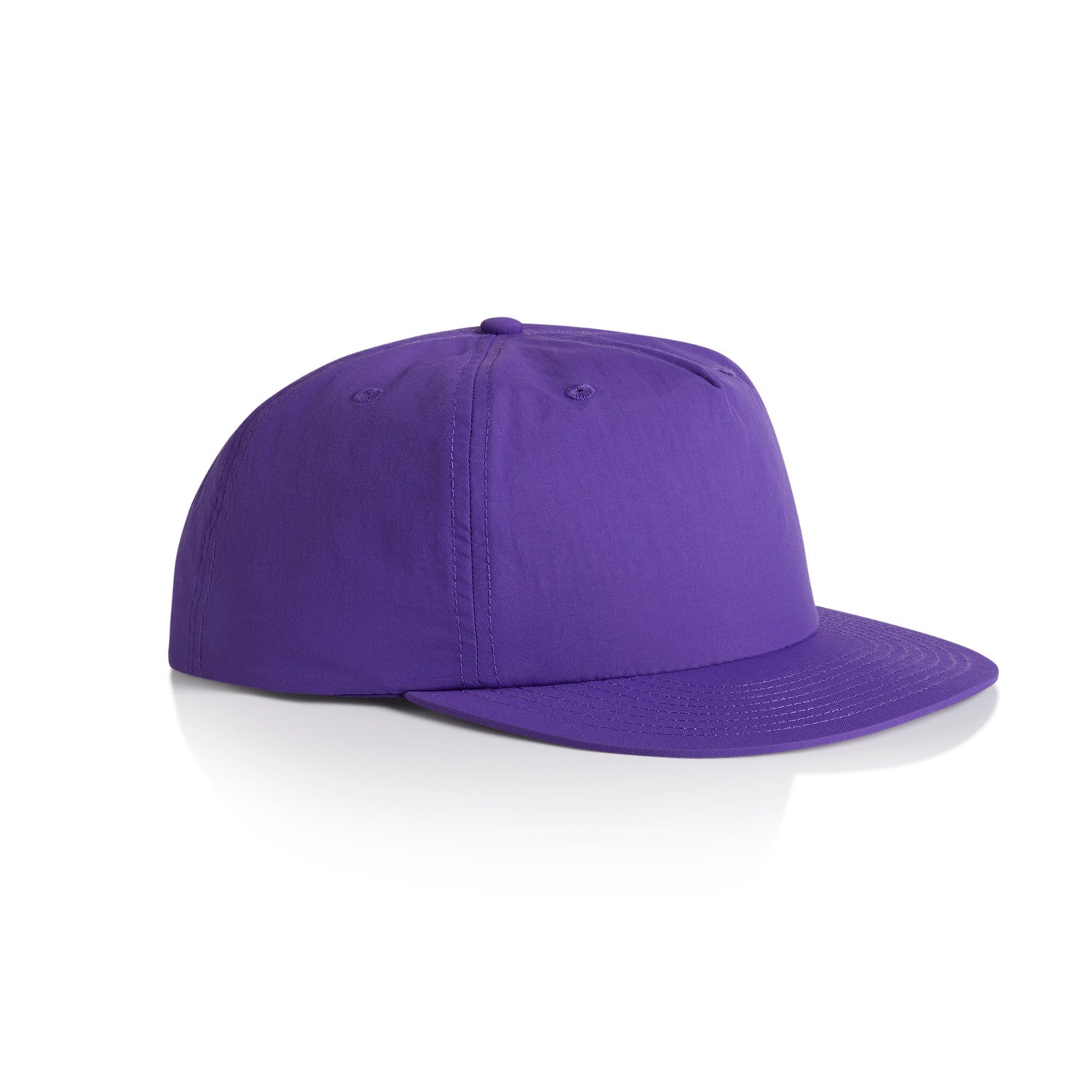 AS Colour Surf Cap in violet side view – Custom Embroidered | My Custom Beanie
