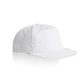 AS Colour Surf Cap in white side view – Custom Embroidered | My Custom Beanie