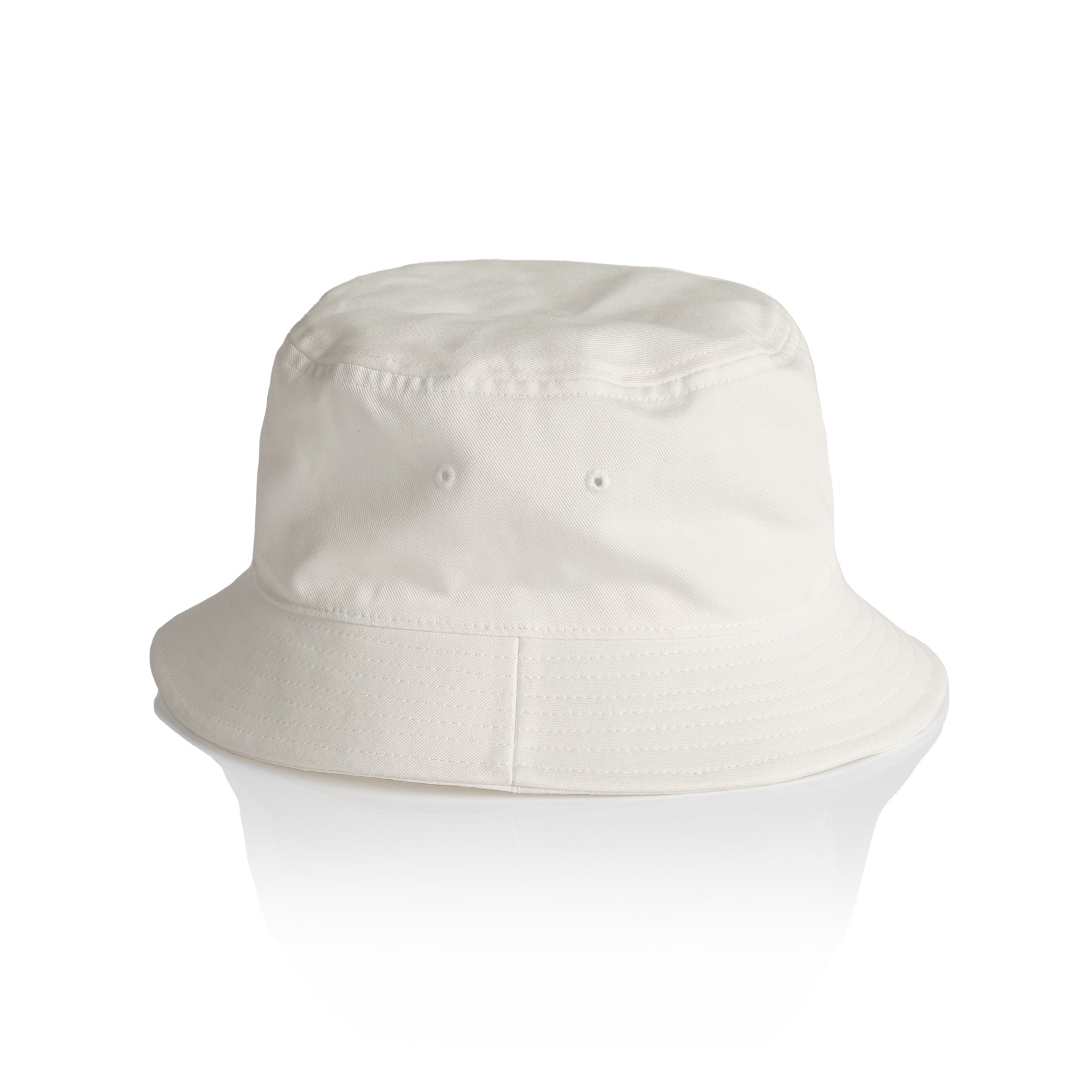 Front Image of AS Colour Bucket Hat in Colour Ecru