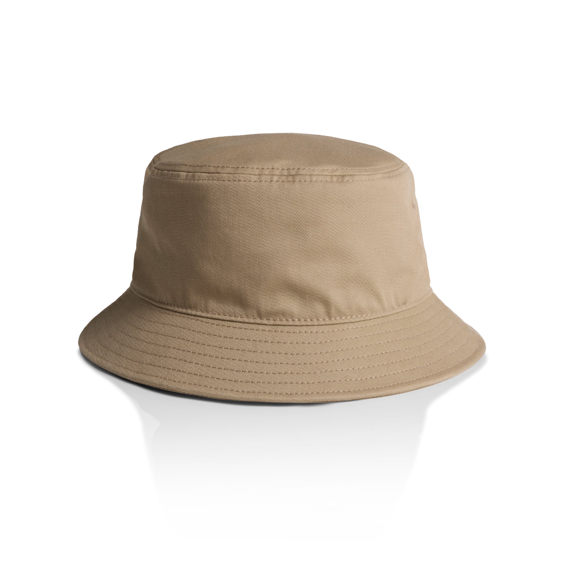 Front Image of AS Colour Bucket Hat in Colour Khaki
