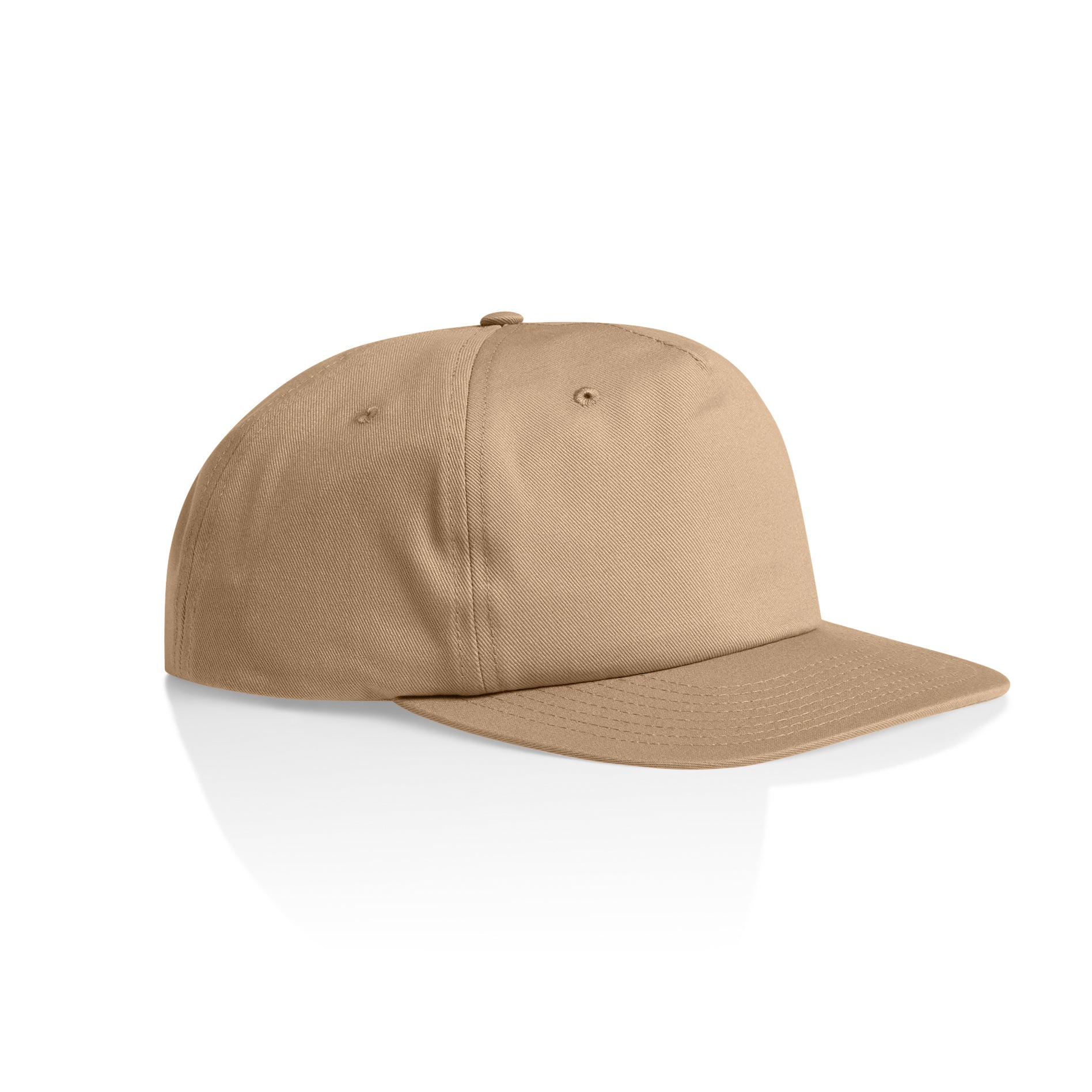 Side image of AS Colour Surf Cotton Cap in khaki