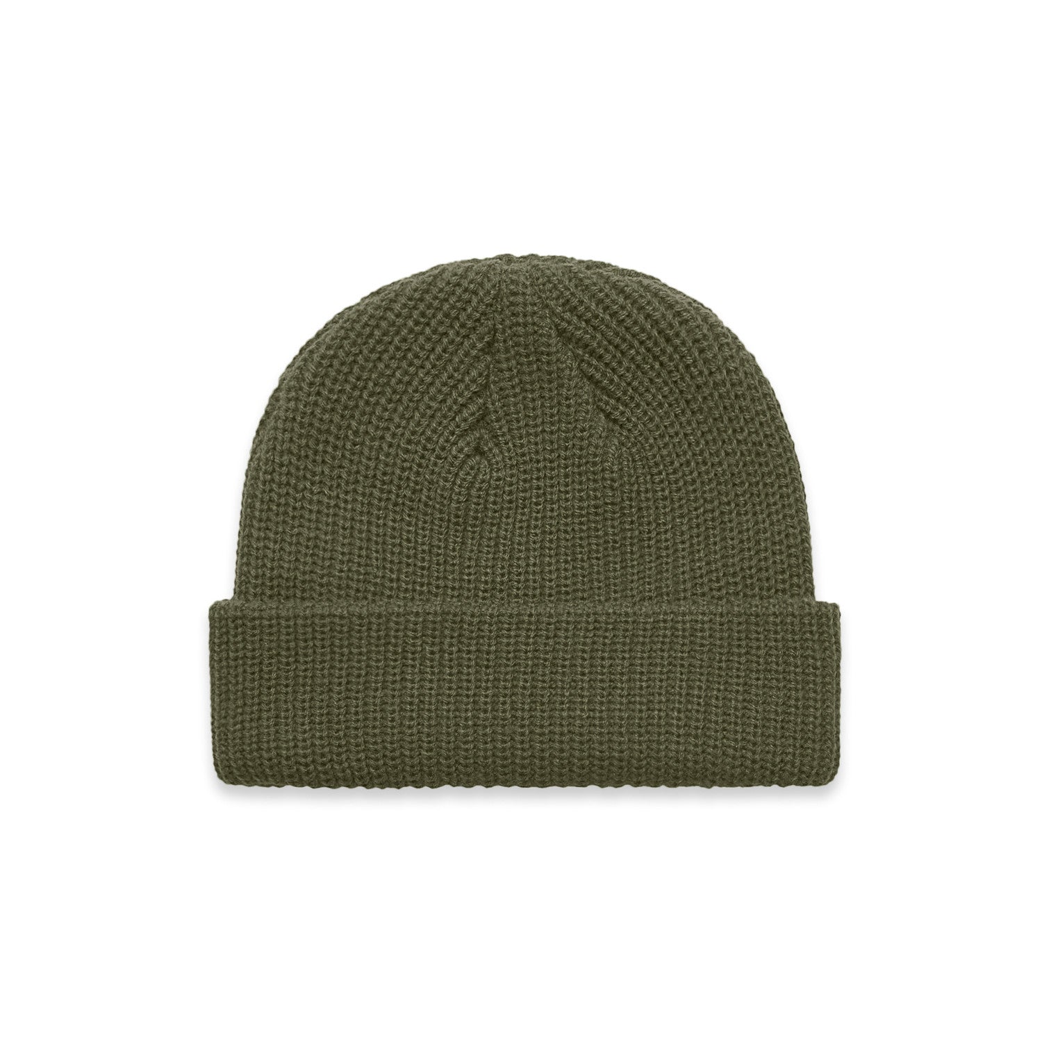 product image of as colour cable beanie in colour army