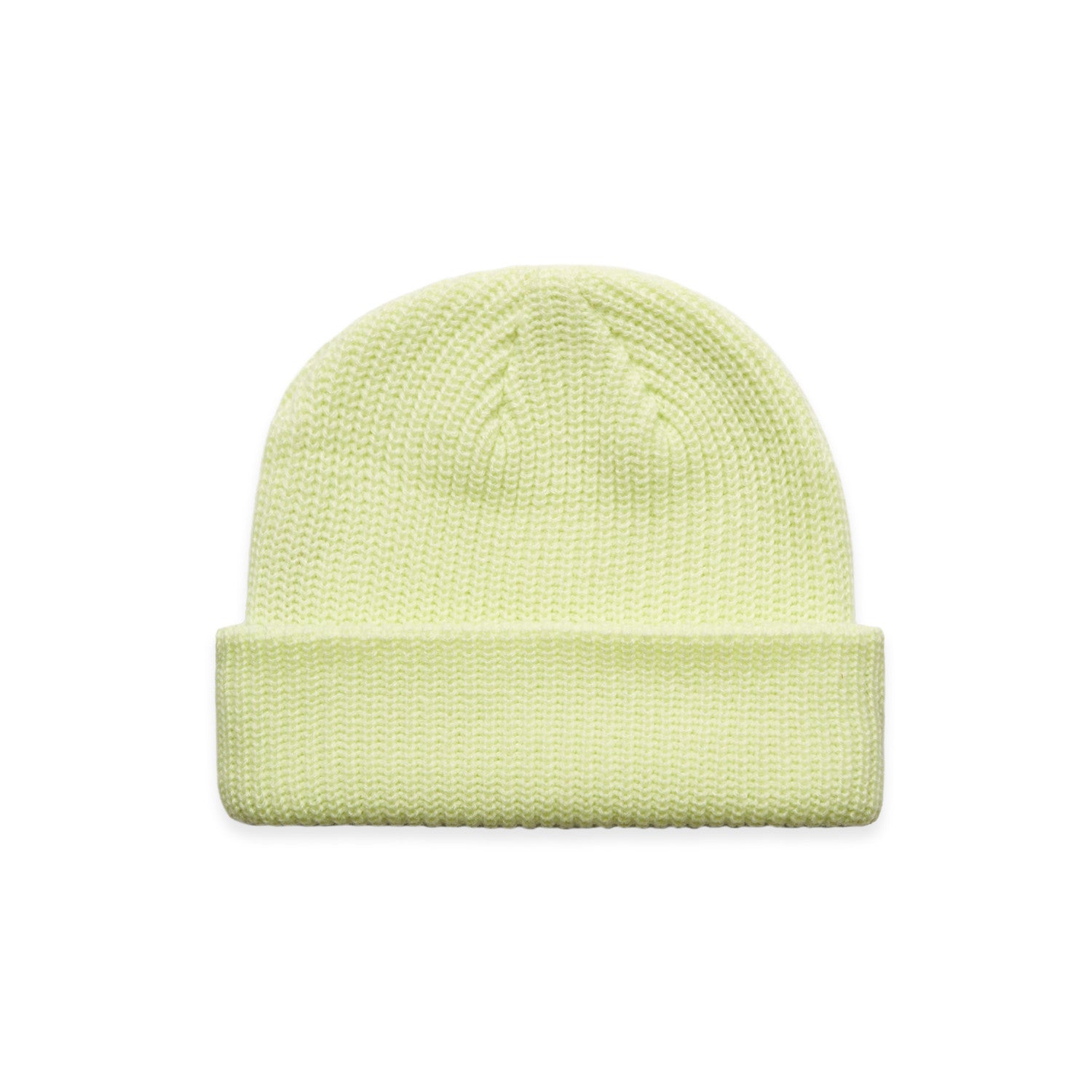 product image of as colour cable beanie in colour lime