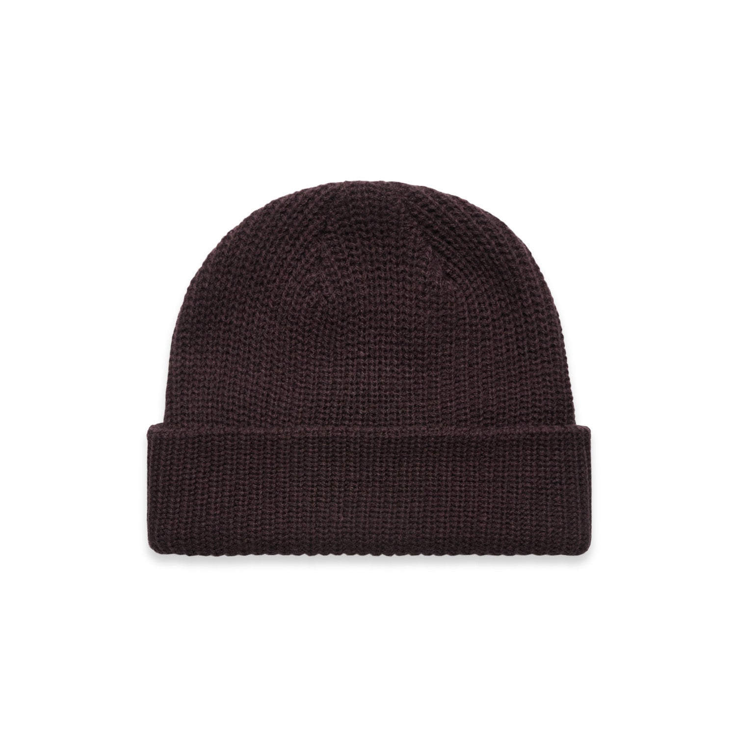 product image of as colour cable beanie in colour plum