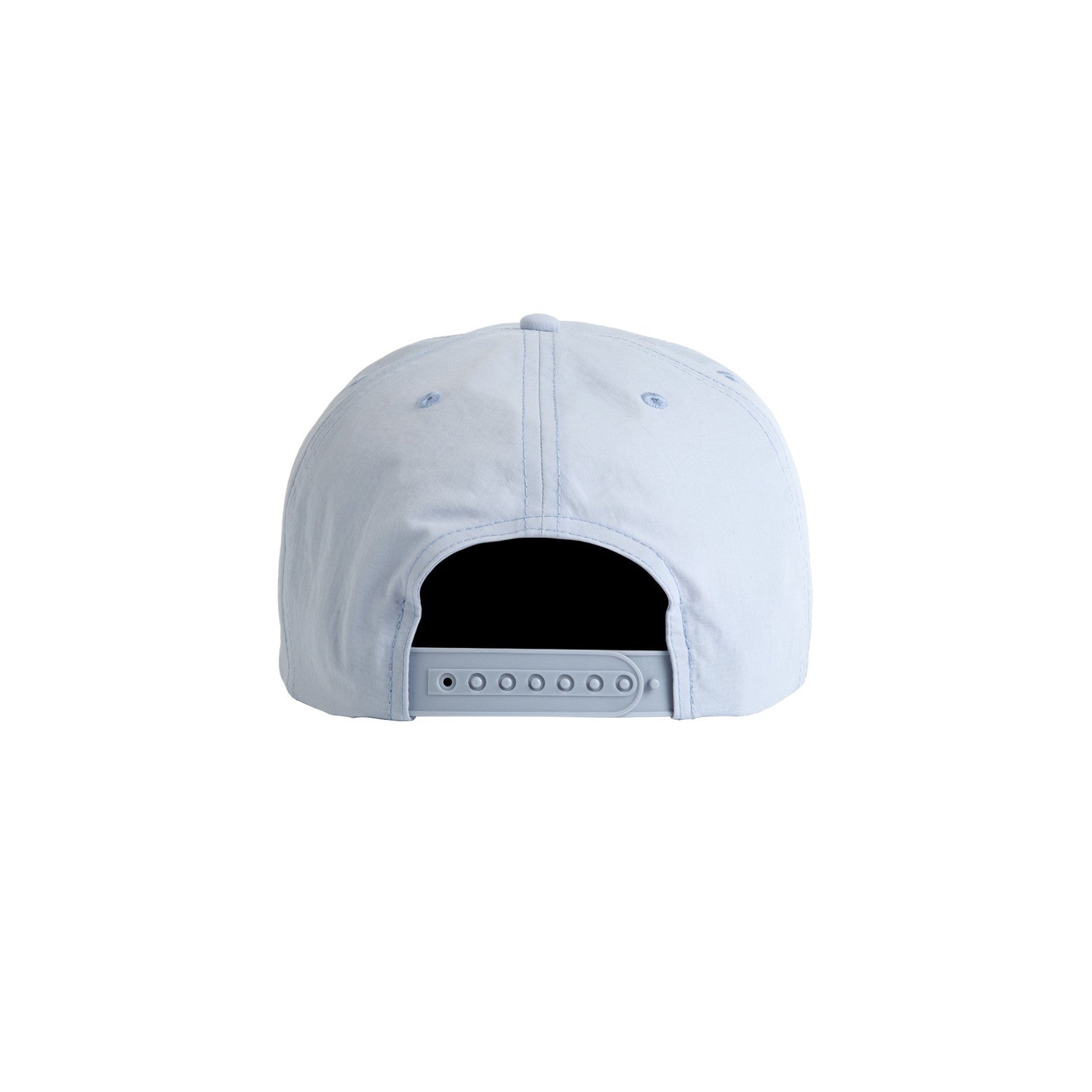 AS Colour surf rope cap in powder blue viewed from the back on a white background