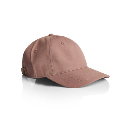 Side image of AS Colour Access Cap in hazy pink