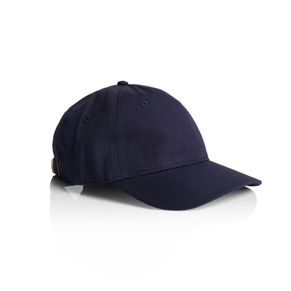 Side image of AS Colour Access Cap in midnight blue