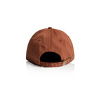Back image of AS Colour Access Five Panel Cap in clay