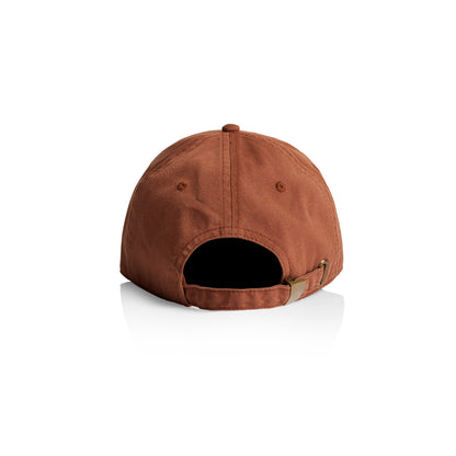 Back image of AS Colour Access Five Panel Cap in clay