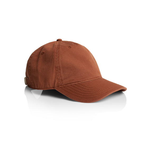 Side image of AS Colour Access Five Panel Cap in clay