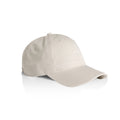 Product image of as colour access faded cap in the colour bone viewed from the side on a white background