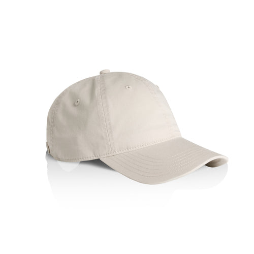 Product image of as colour access faded cap in the colour bone viewed from the side on a white background