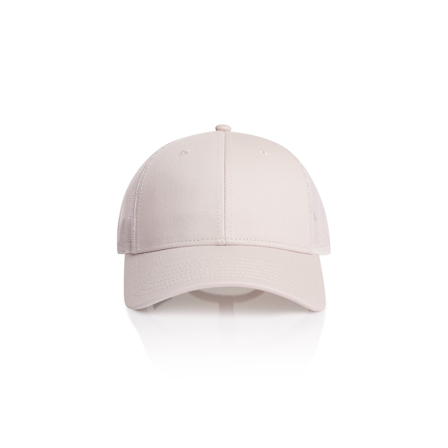 Front Image of AS Colour Icon Trucker Cap in Colour Bone