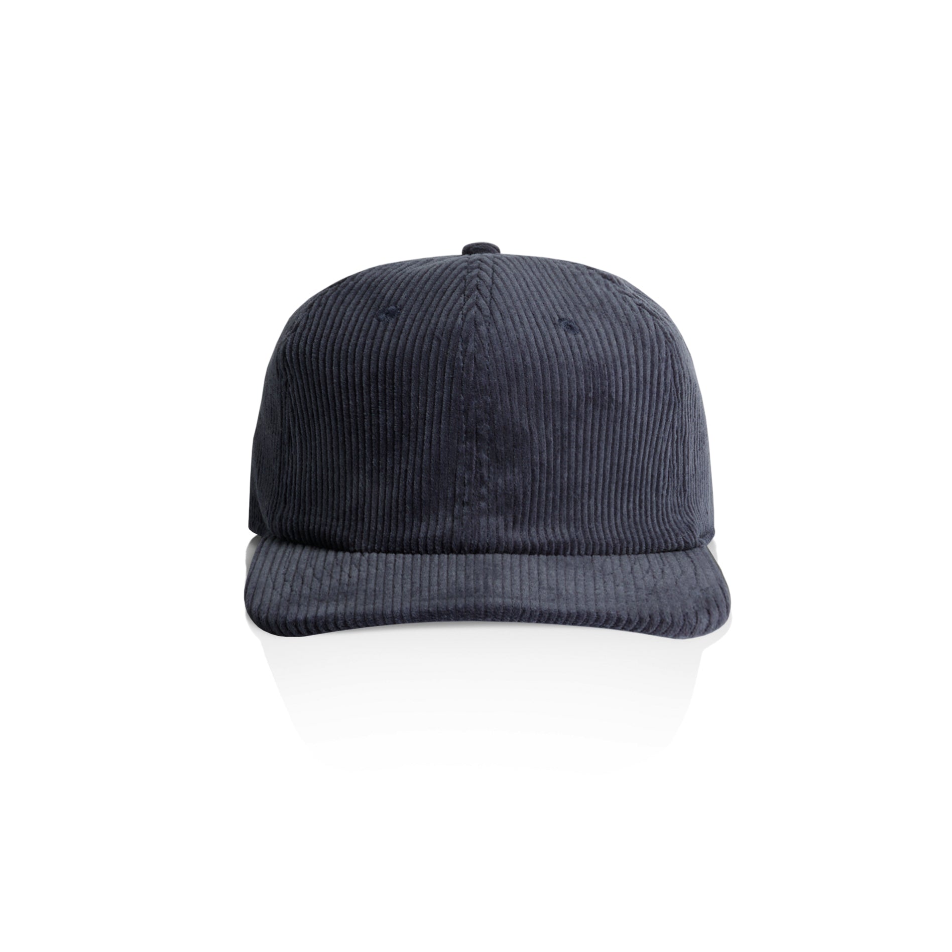 Front Image of AS Colour Class Cord Cap in colour Petrol Blue