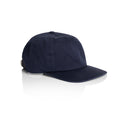 Side Image of AS Colour Class Five Panel Cap in Midnight Blue