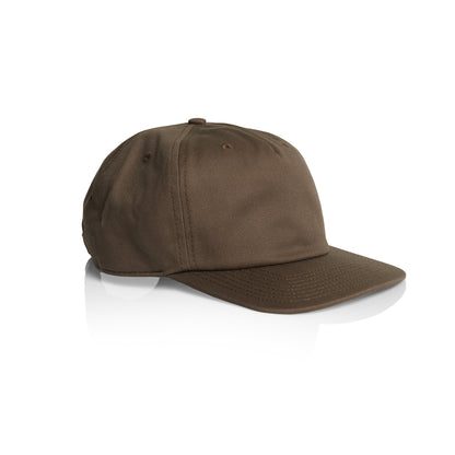 Side Image of AS Colour Class Five Panel Cap in Walnut