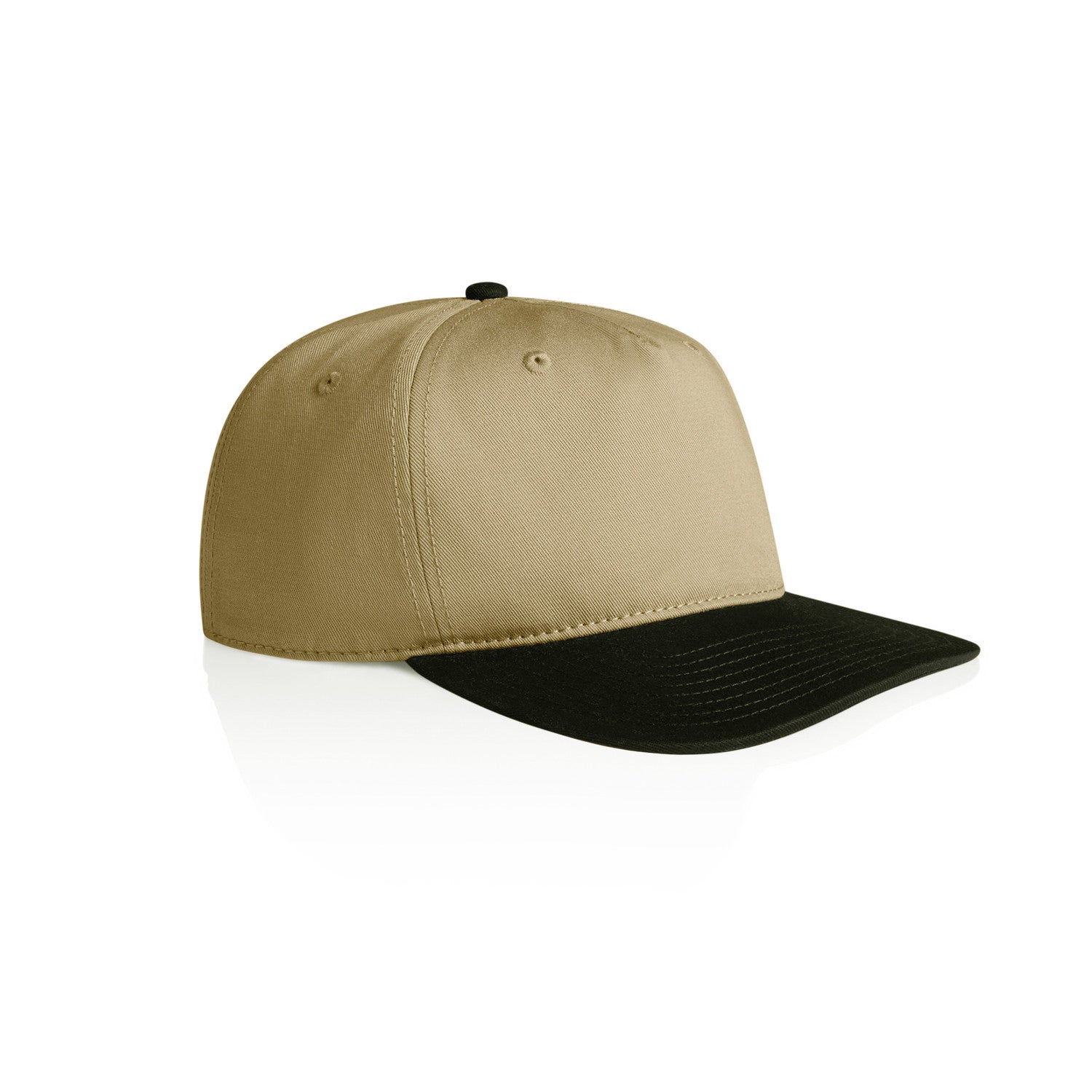 side product image of as colour class two tone cap in colour khaki and black