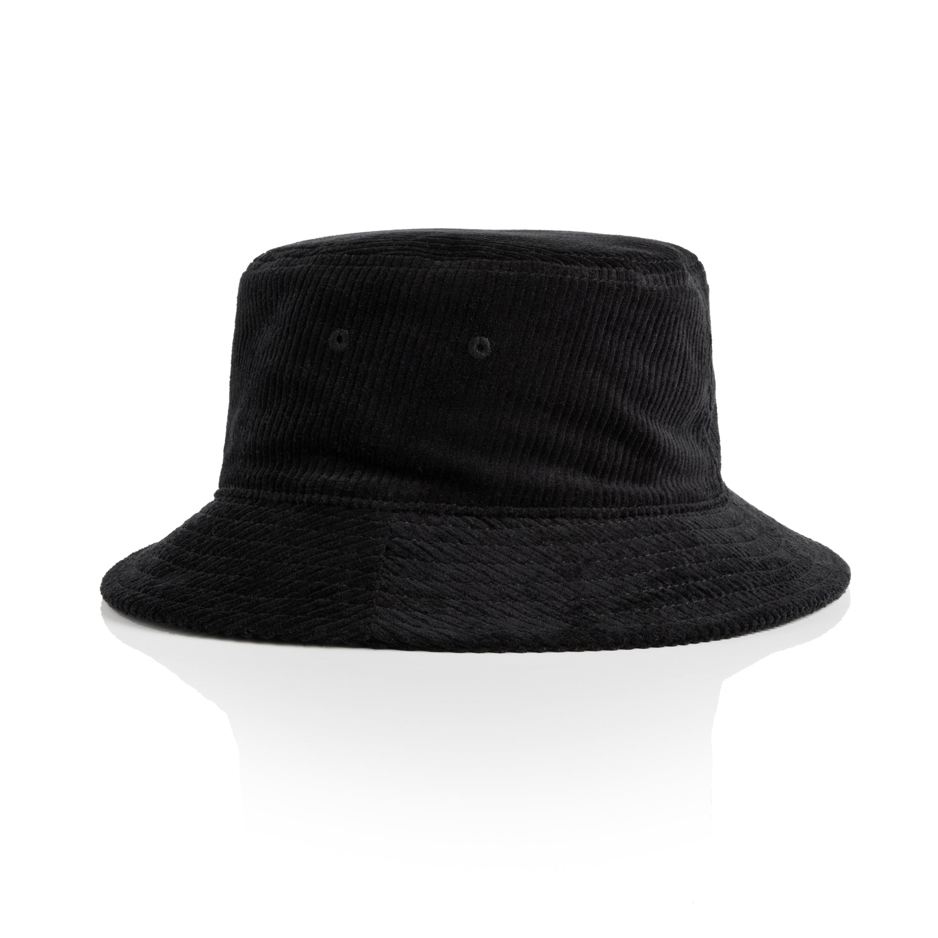 Front Image of AS Colour Cord Bucket Hat in Colour Black