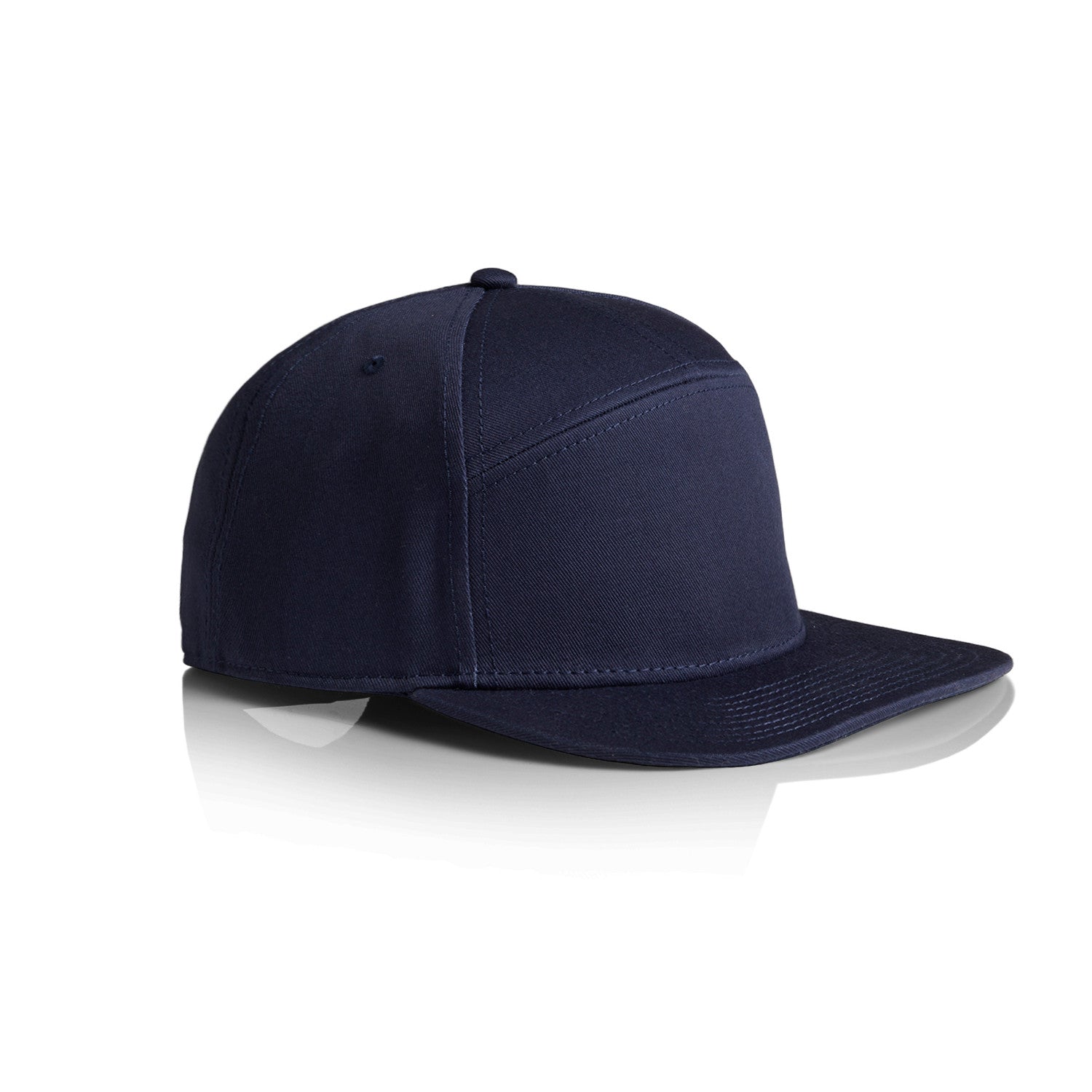 side product image of as colour stock 7 panel cap in colour midnight blue