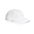 AS Colour class cord rope cap in white viewed from the side on a white background