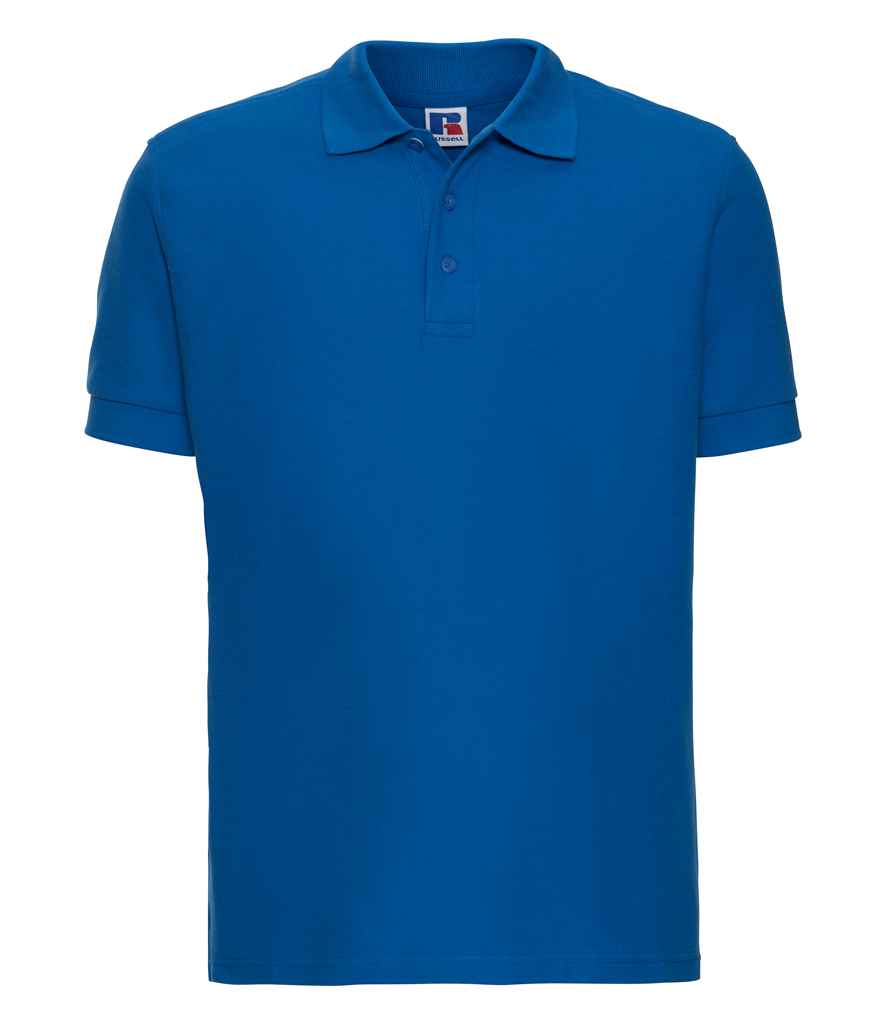 product image russell ultimate cotton pique polo-shirt colour azure