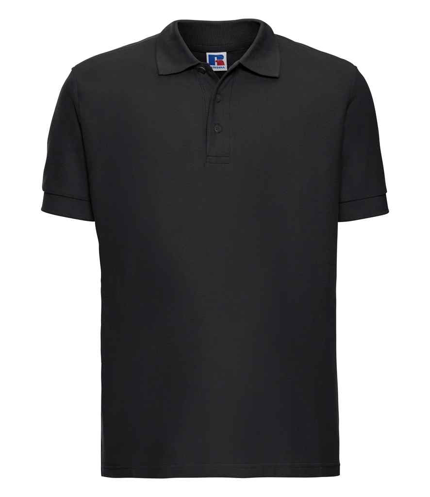 product image russell ultimate cotton pique polo-shirt colour black
