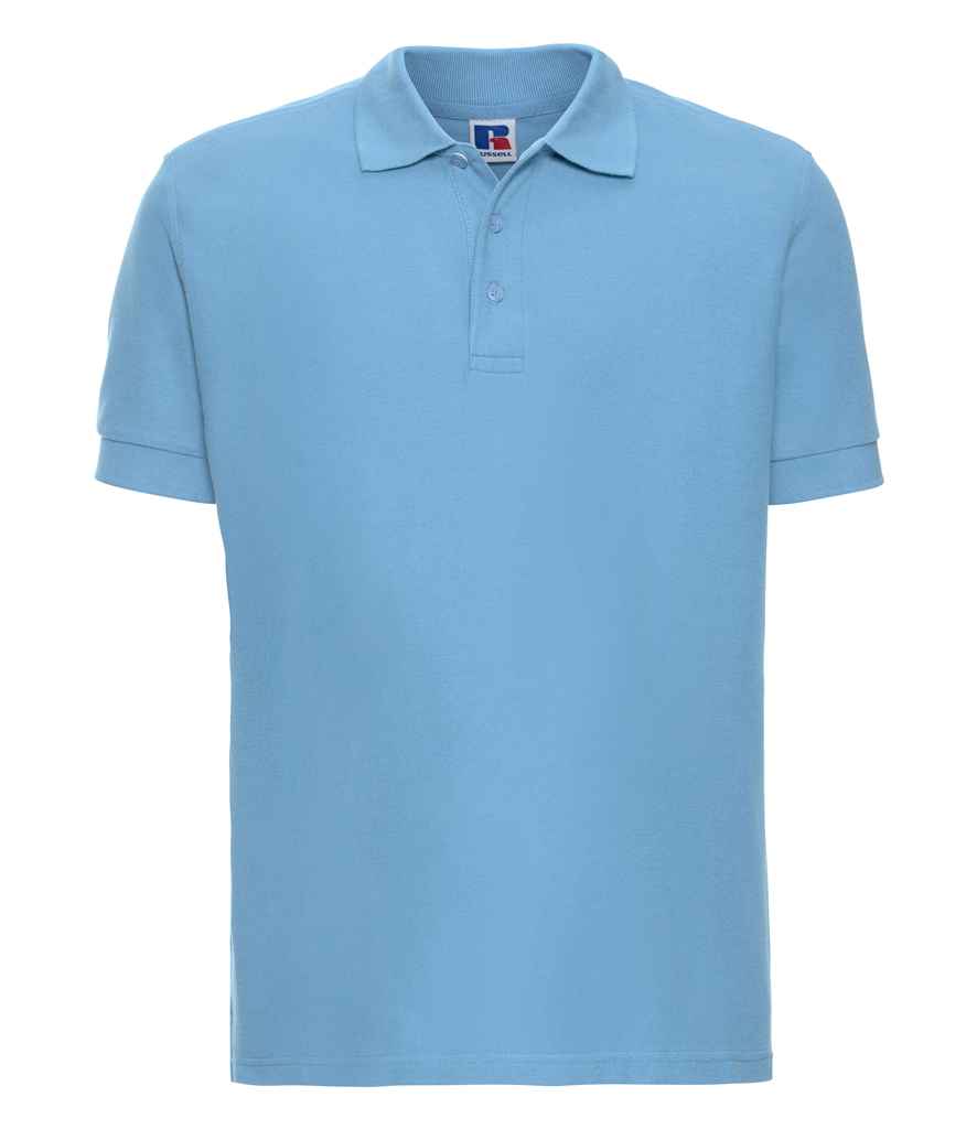 product image russell ultimate cotton pique polo-shirt colour sky