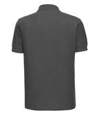 product image russell ultimate cotton pique polo-shirt colour titanium back image