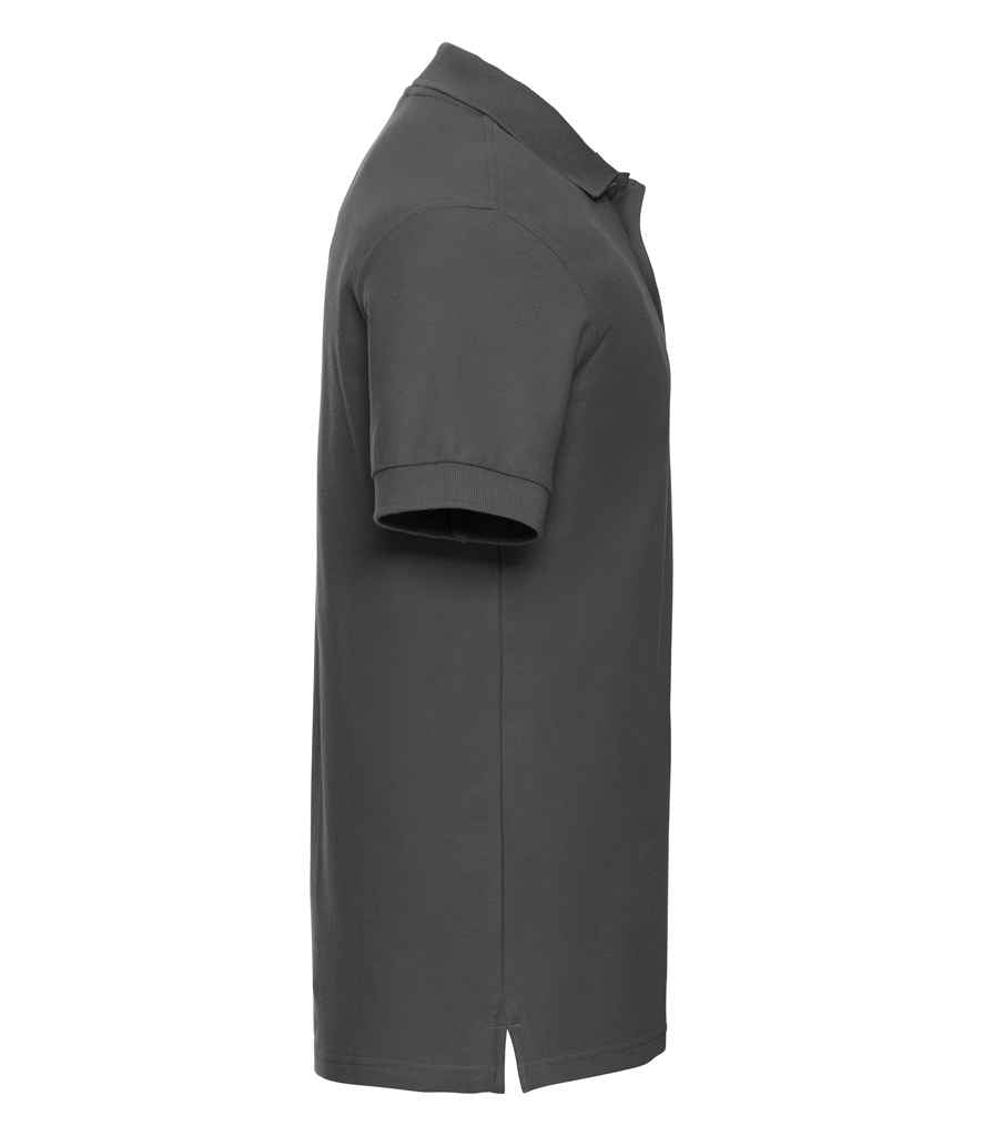 product image russell ultimate cotton pique polo-shirt colour titanium side image