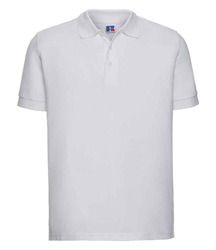 product image russell ultimate cotton pique polo-shirt colour white