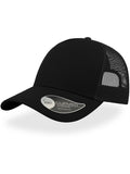 Product Image of Atlantis Rapper Cotton 5 Panel Trucker Cap Adult in black/black
