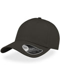 product image of Shot Curved Visor 5 Panel Structured Cap in colour dark grey