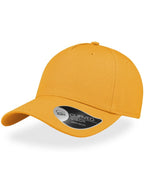 product image of Shot Curved Visor 5 Panel Structured Cap in colour yellow