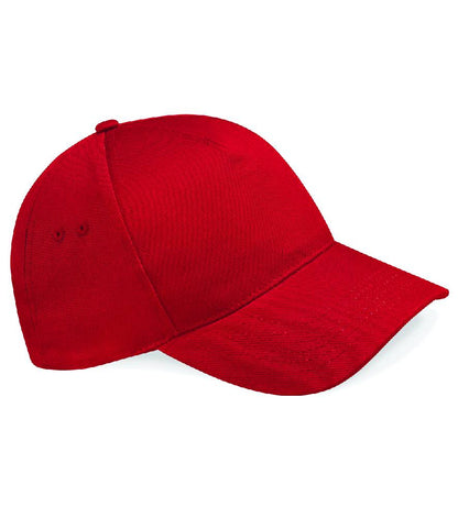 Classic Red Beechfield Ultimate 5 Panel Cap