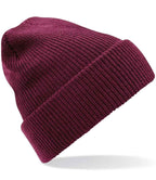 product image of beechfield heritage beanie in the colour burgundy