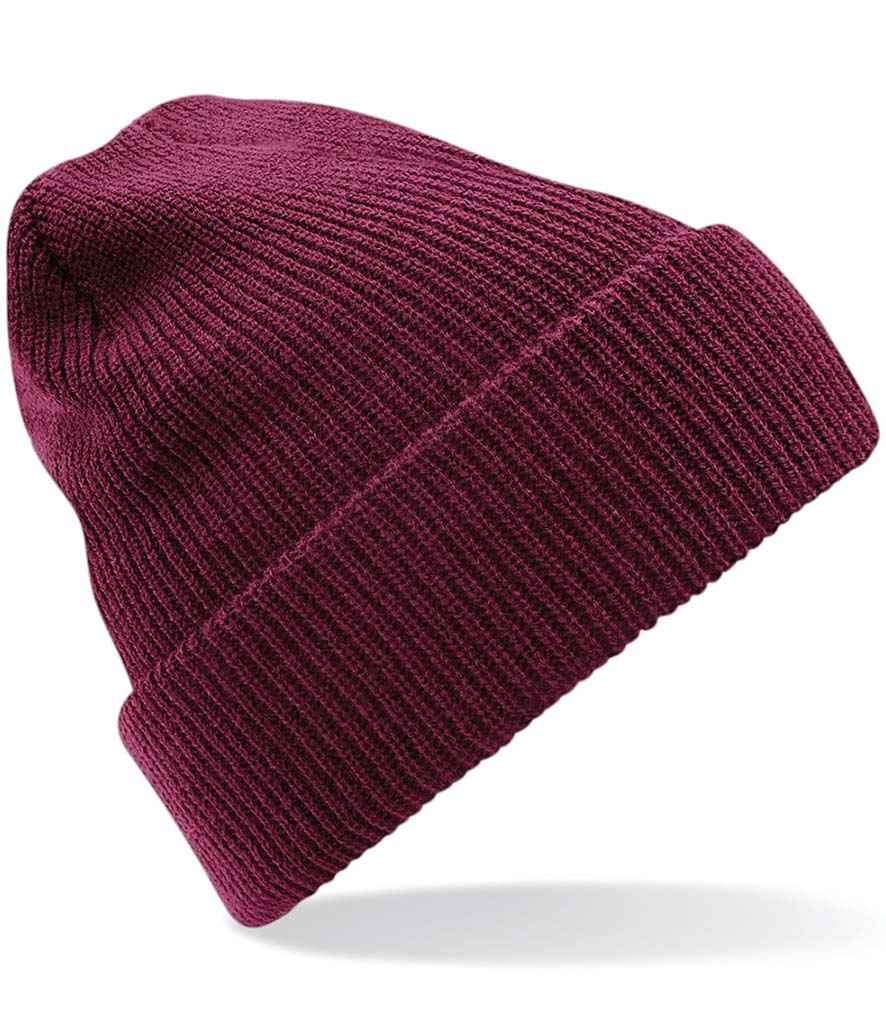 product image of beechfield heritage beanie in the colour burgundy