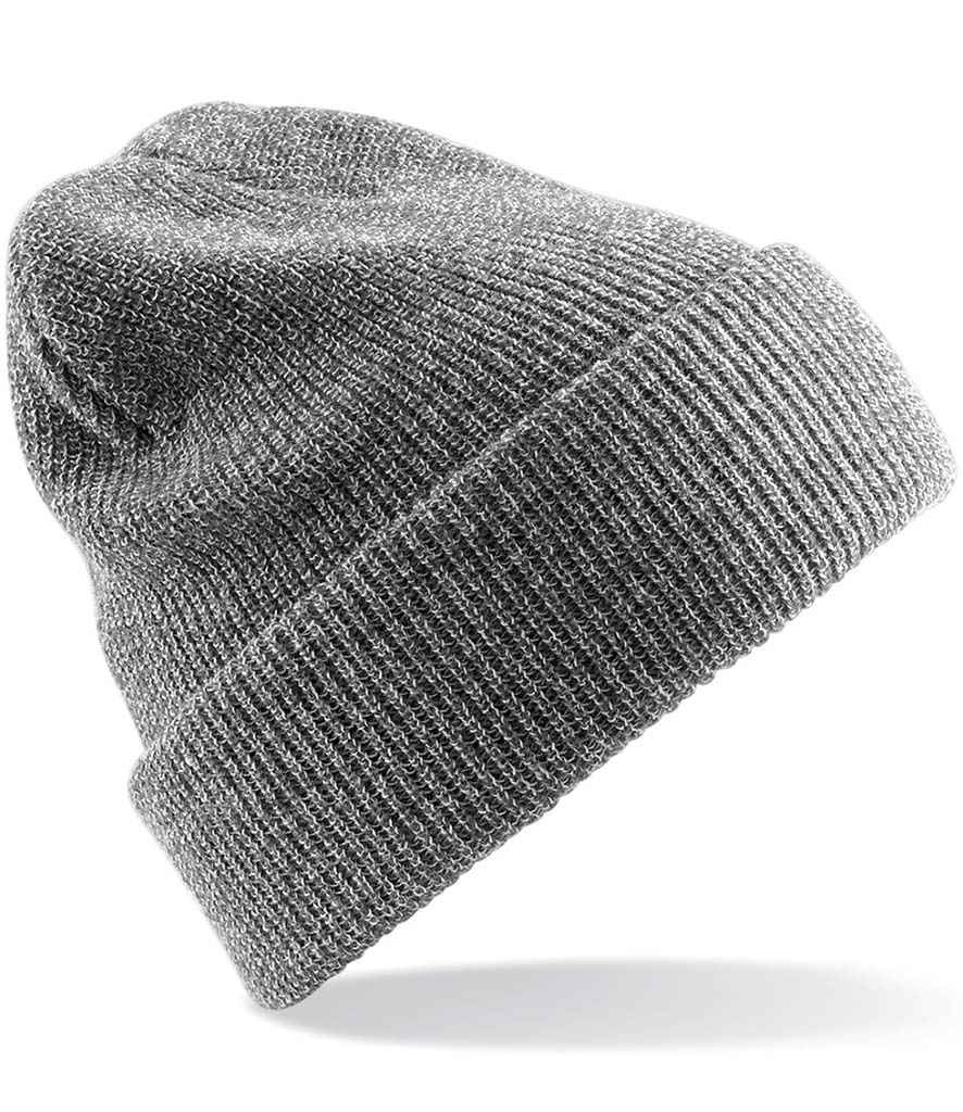 product image of beechfield heritage beanie in the colour heather grey